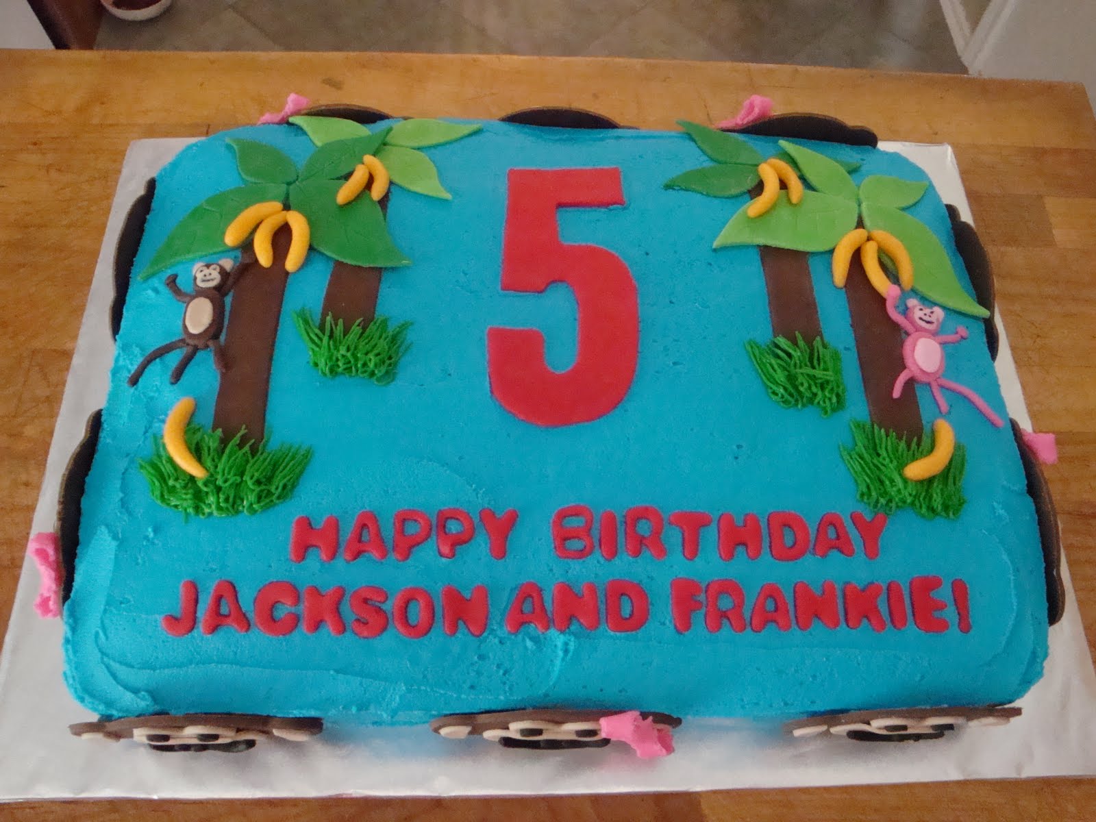 Sweet Thang's Confections Jackson and Frankie's 5th Birthday Cake