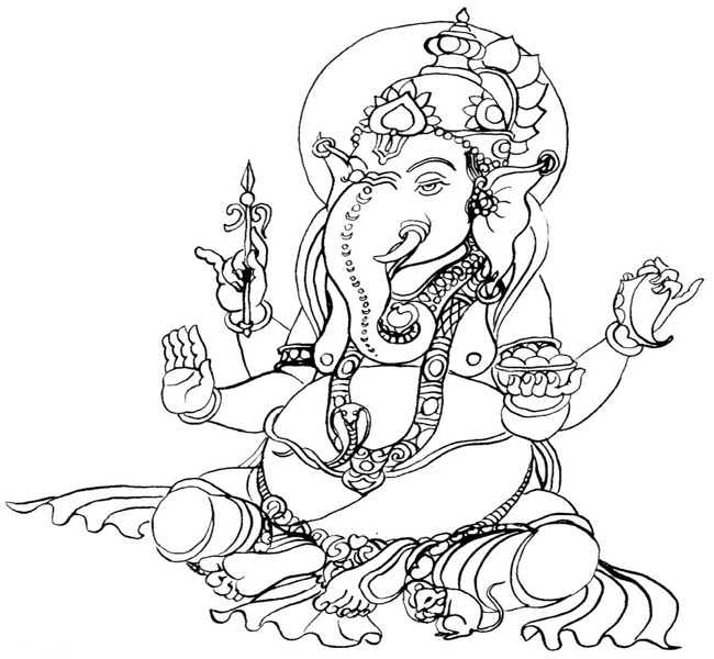 Godtemplates: Ganesh Sitting