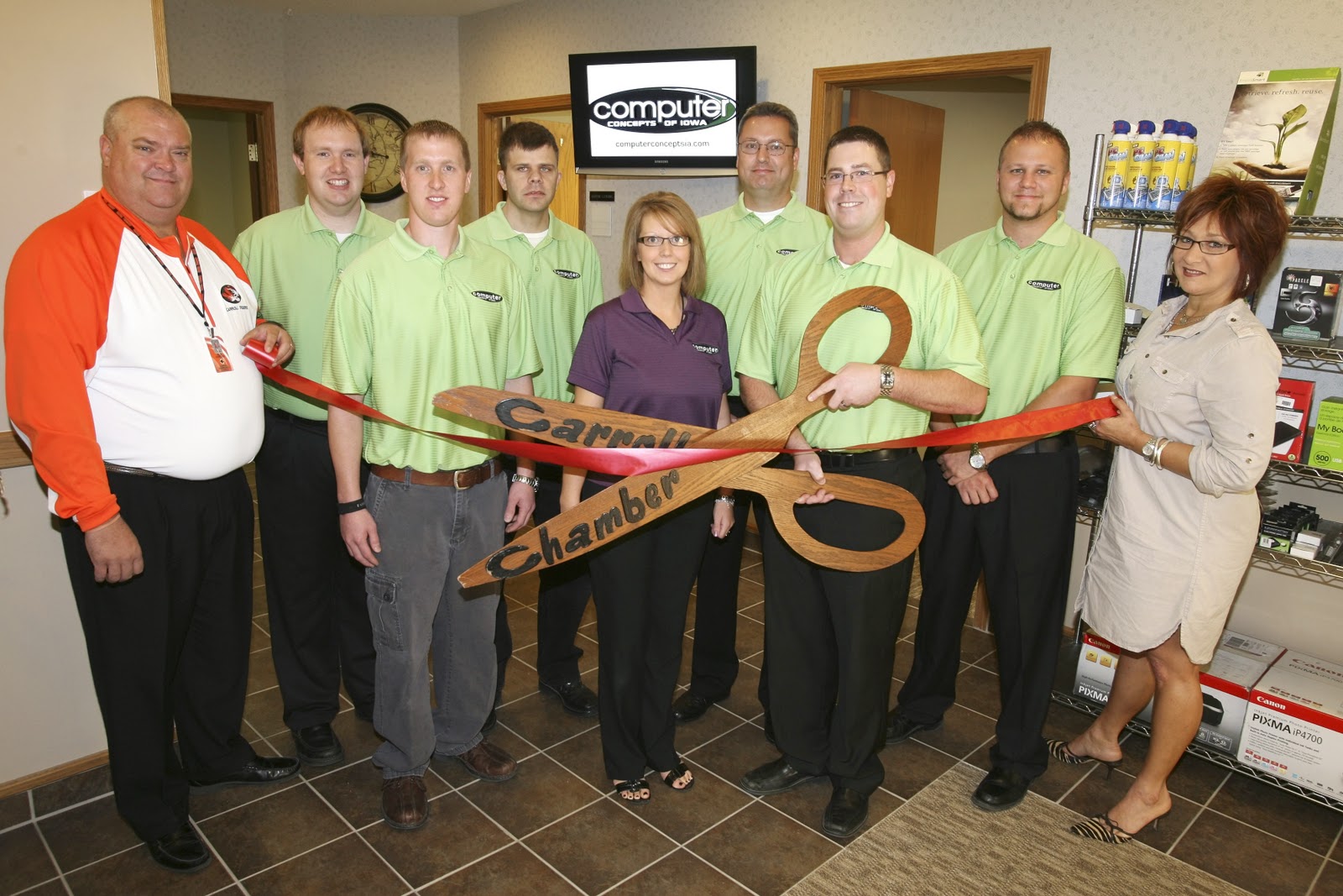 Carroll Chamber of Commerce Computer Concepts of Iowa hosts a Chamber