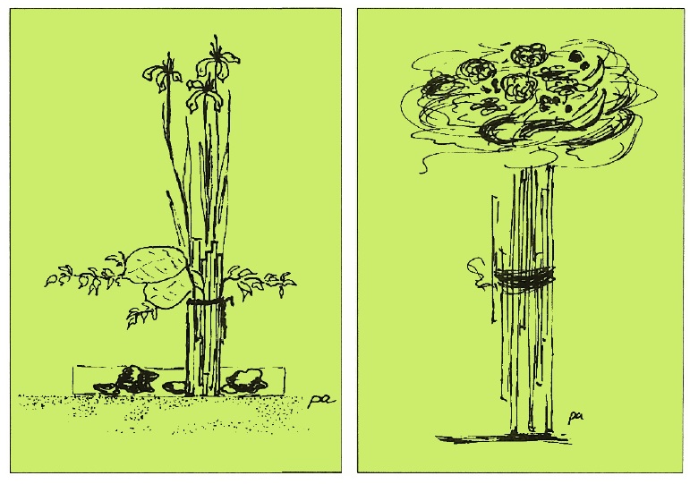 Вегетативный стиль во флористике рисунок