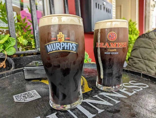 Things to do in Cobh: Pints of Beamish and Murphy's Stout