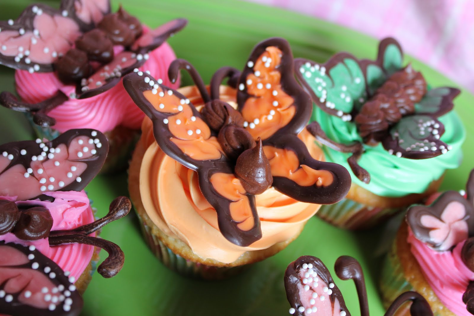 Delectable Edibles Butterfly Cupcakes