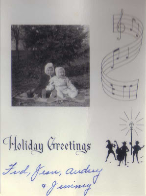 Casci Family Christmas Card - circa early 1950s