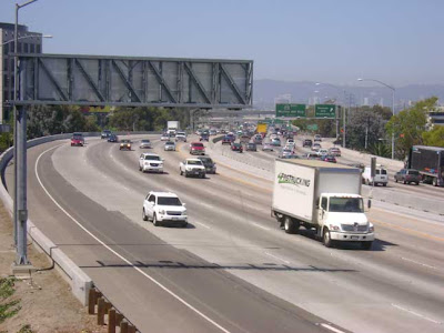 The 405 Freeway Looking North.