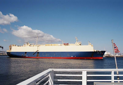 Ships in the L.A. Harbor