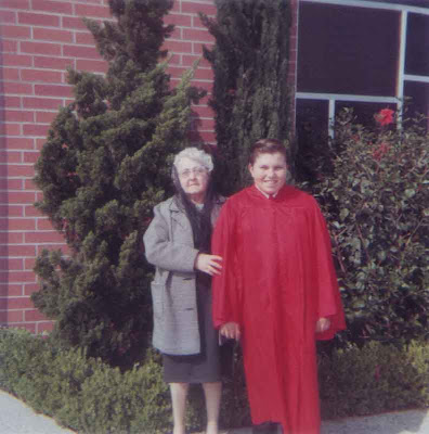 Blanche and Brian at His Confirmation - 1970