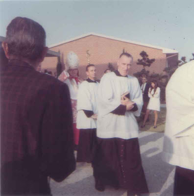 Bishop at Brian's Confirmation - 1970