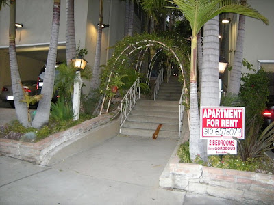 Sal Mineo's apartment building on Holloway Drive, West Hollywood