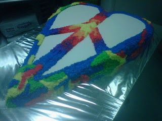 Peace of Cakes: Tie-Dye Frosting Makes For a Very Groovy Birthday Cake