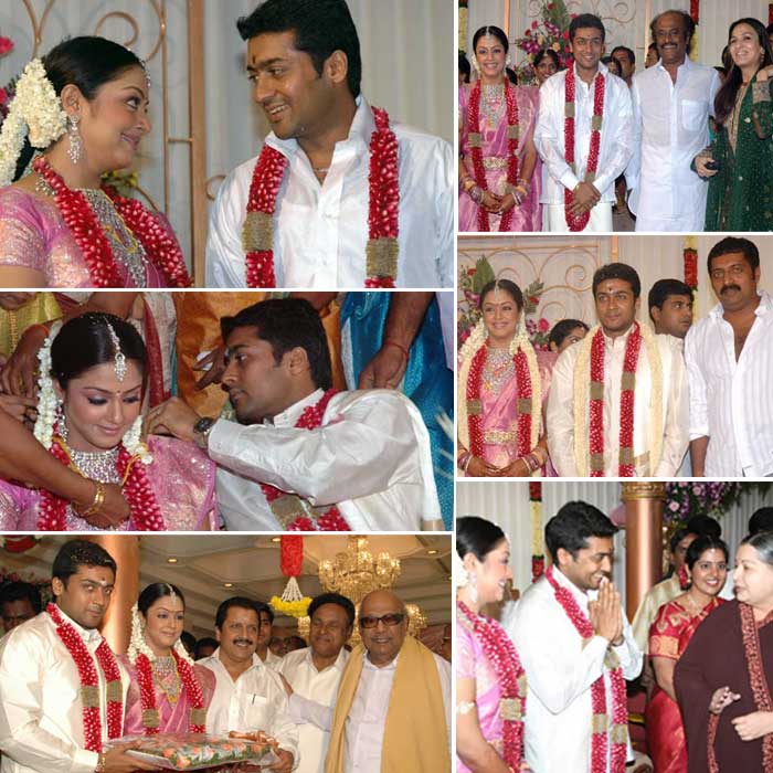 Surya Jyothika marriage photos