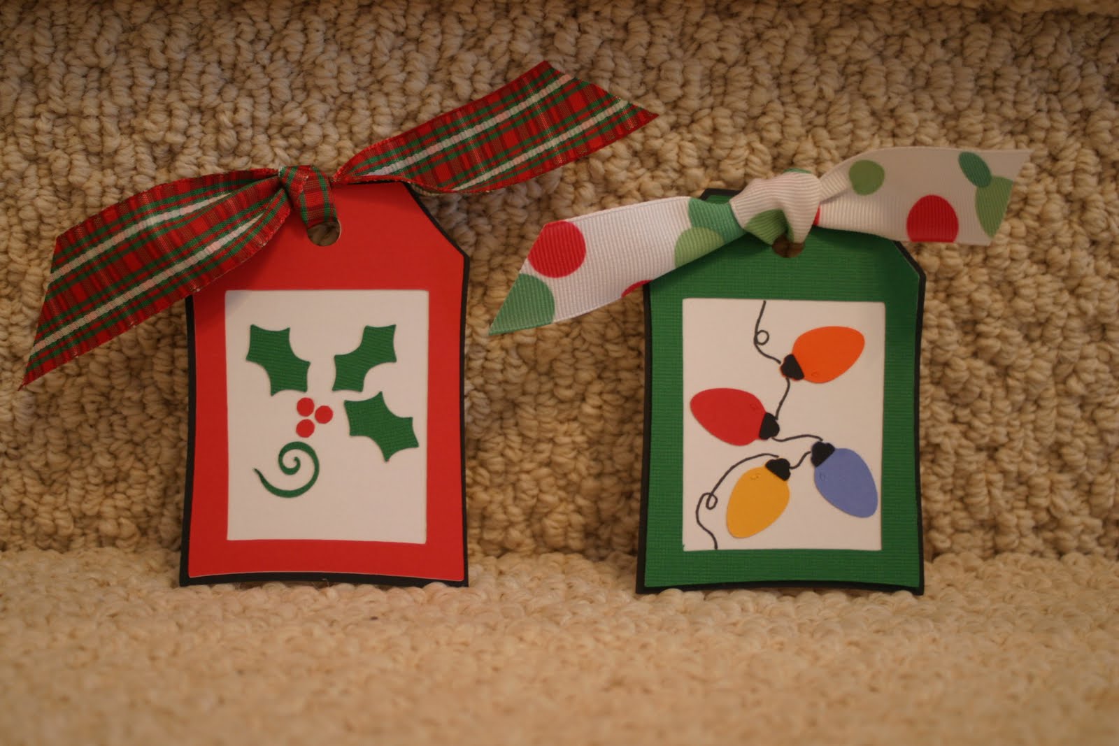 The Craftin' B: Christmas Tags