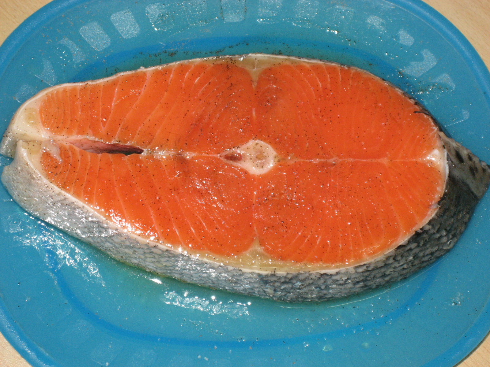 Belly Good Cooking Pan Fry King Salmon Steak