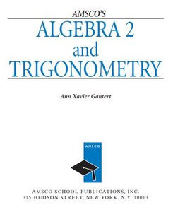 Algebra 2 and Trigonometry Student Edition ~ Funkster - Free Downloads