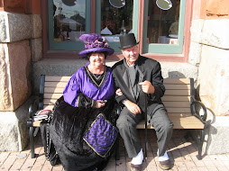 Ted and Brenda at Dickens on the Strand 2008