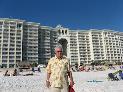 Handsome Henley on beautiful Pensacola, Florida beach