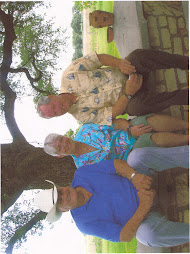 Legendary football coach Bum Phillips, Debbie and Ted on their farm in Goliad, Texas