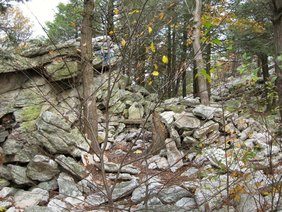 Rock Piles Bears Rocks, Pennsylvania