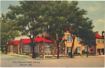 Monett City Hall and Public Library - Post Card