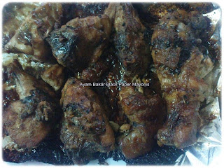 Surihanin Masuk Dapur Ayam Bakar Black Paper Mayonis