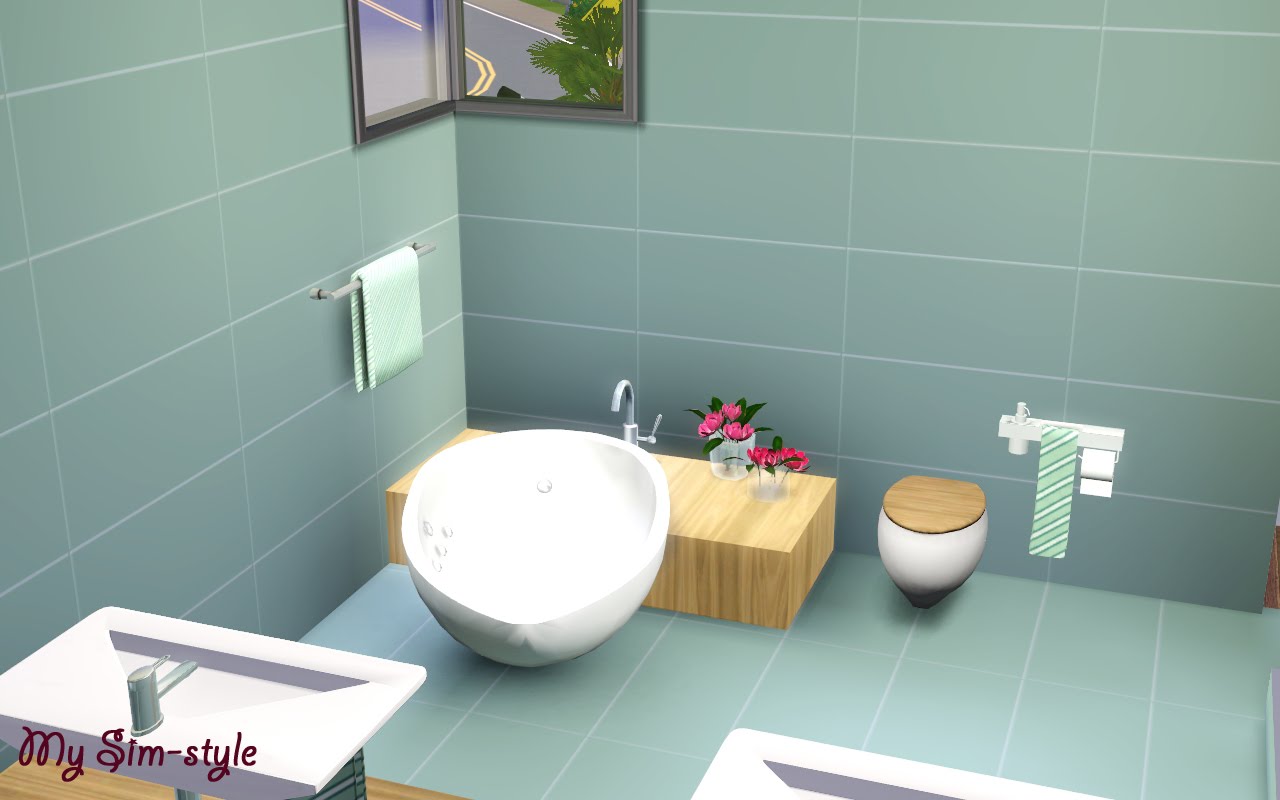 My Sim-style: El baño del piso de arriba