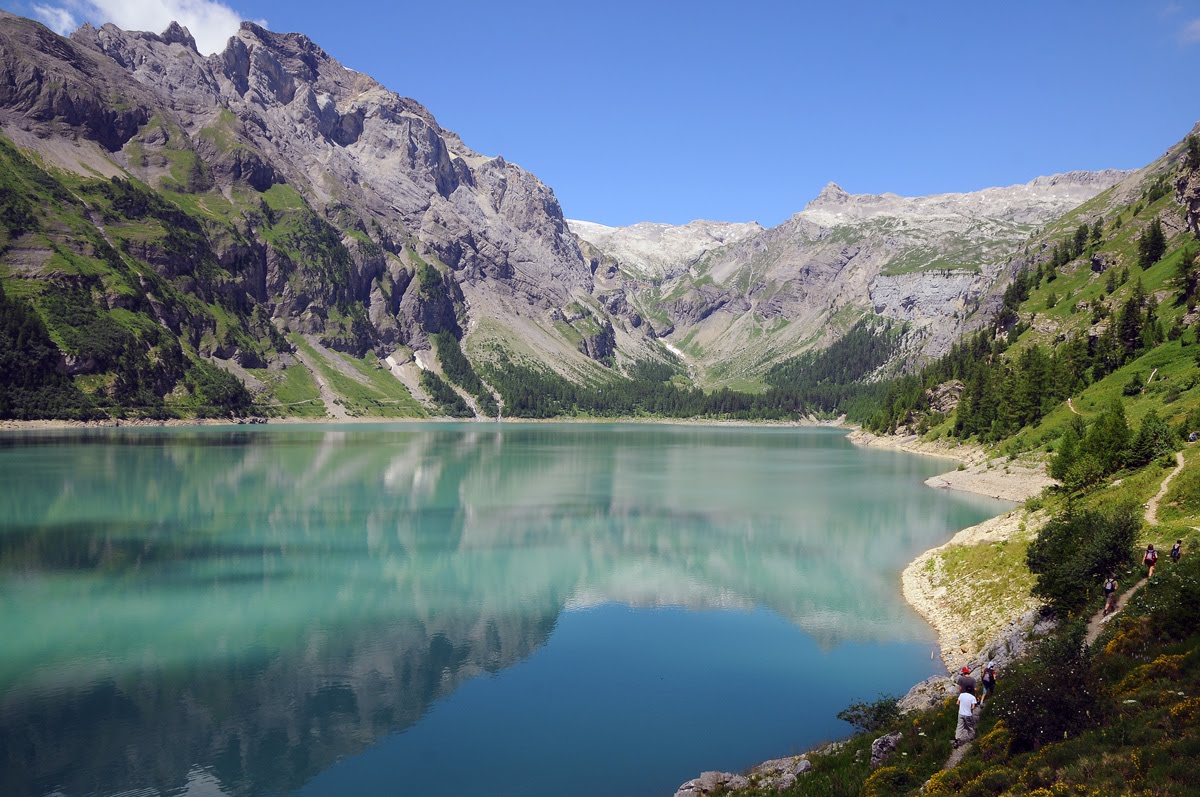Patrick et la nature Barrage du Zeuzier
