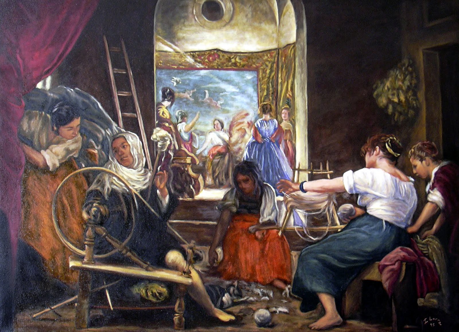 Vicente Pérez Iborra Las hilanderas