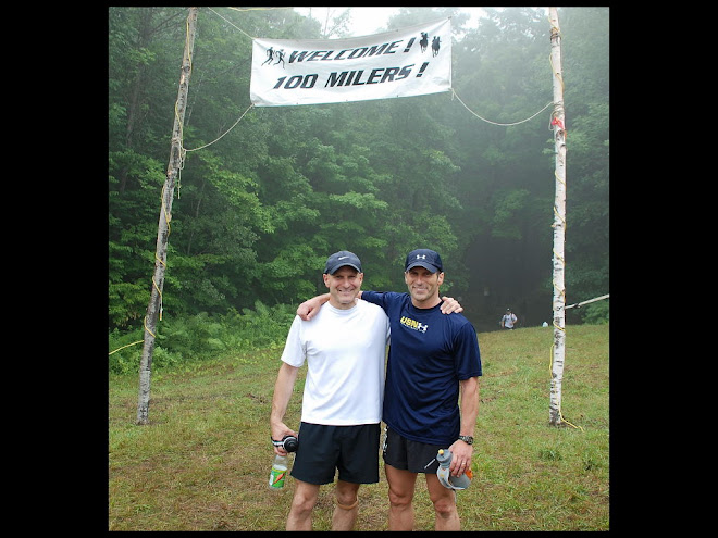 My brother and me @ 20th VT 100 Finish