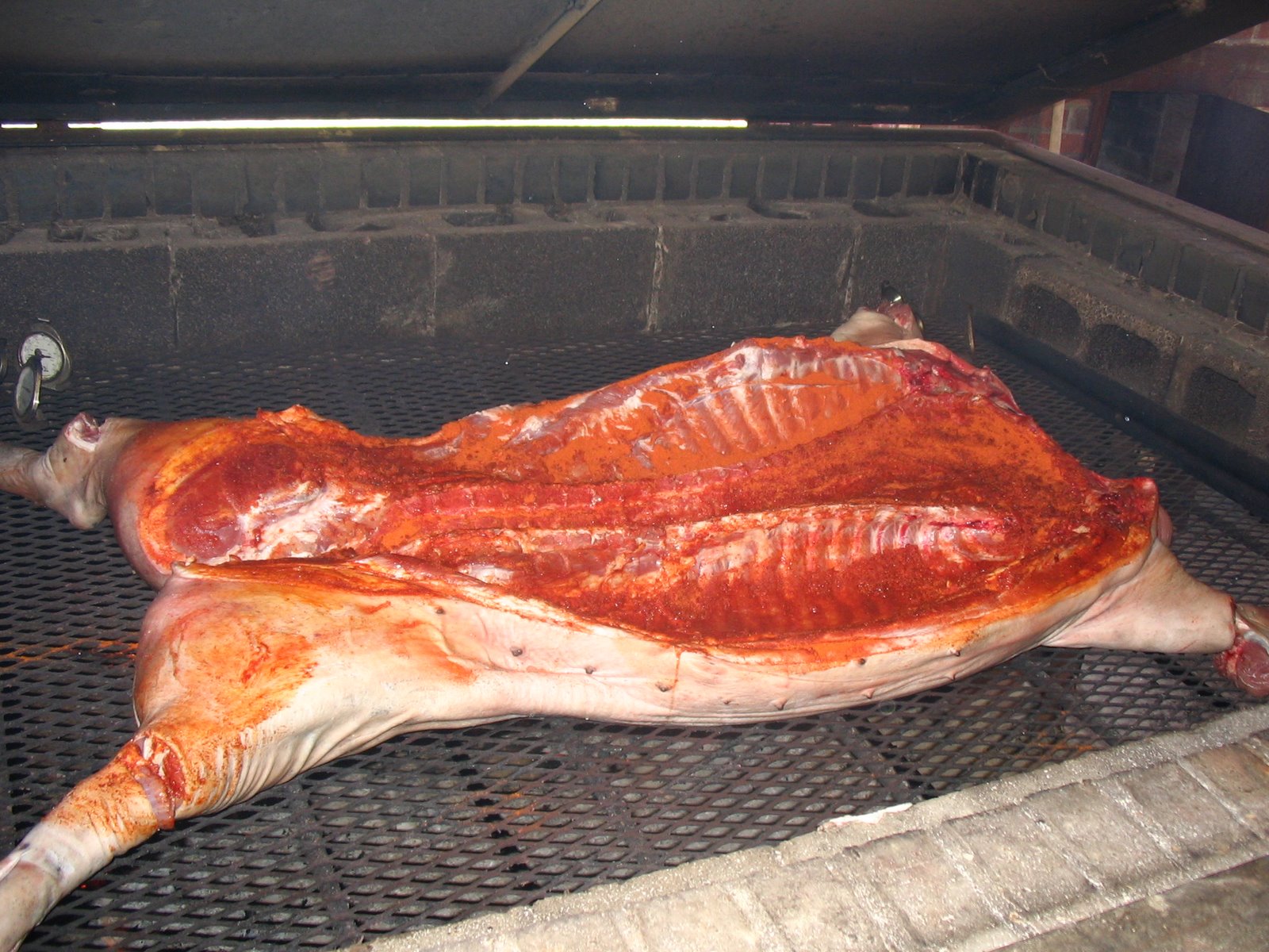 MARTIN'S BARBQUE JOINT Cooking Whole Hog.