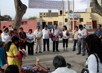 OFRENDA A LA PACHAMAMA POR EL 44º ANIVERSARIO DE SAN JUAN DE LURIGANCHO.