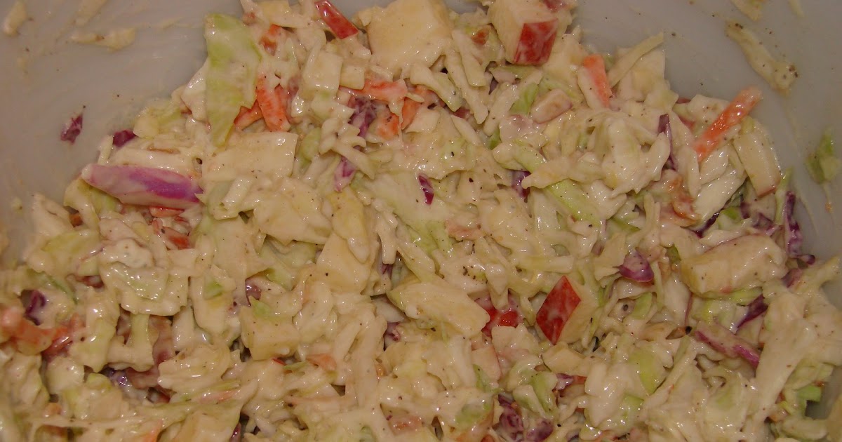 Mommy Gourmet Apple and Blue Cheese Coleslaw