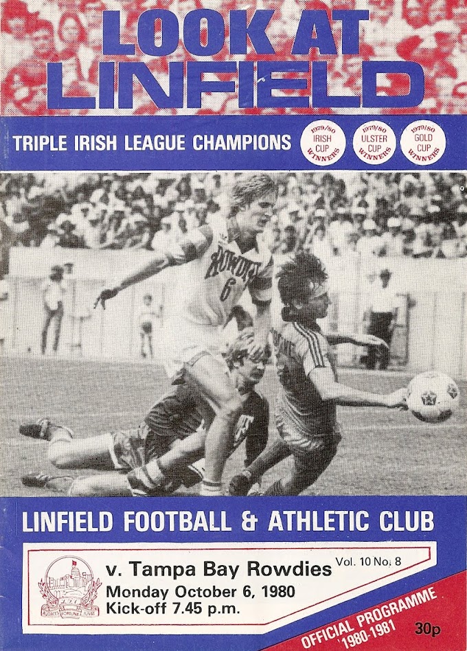 LINFIELD-TAMPA BAY ROWDIES 1980.