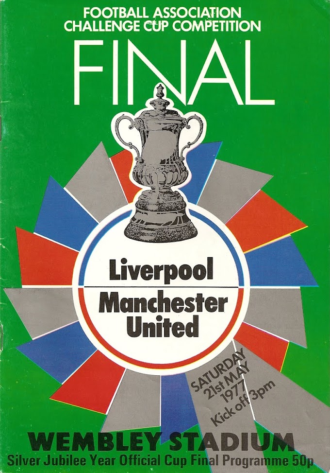 FA CUP FINAL 1977. Manchester United vs Liverpool.