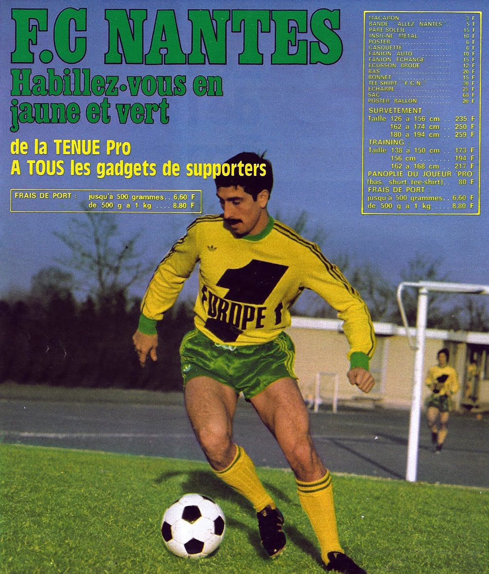 SHORT FOOTBALL F.C NANTES 2002 2003 LE COQ SPORTIF