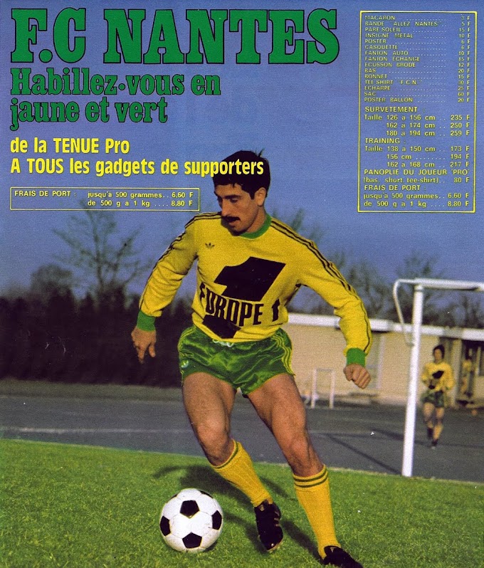 PUB. F.C Nantes. Bruno Baronchelli.