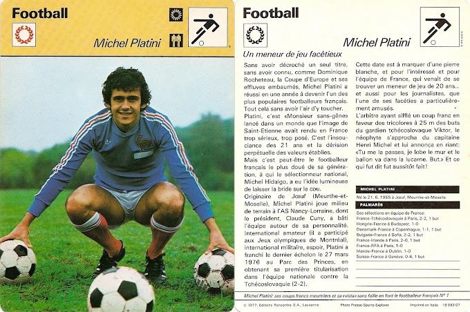 LA FICHE DETAILLEE. Michel Platini.