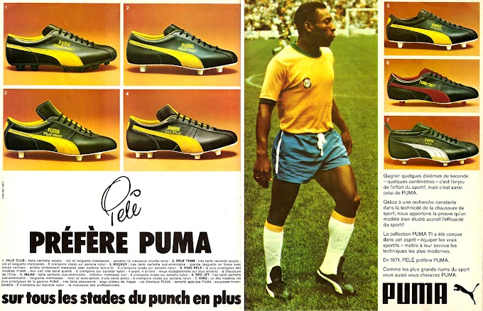 PUB. Puma. Pelé.