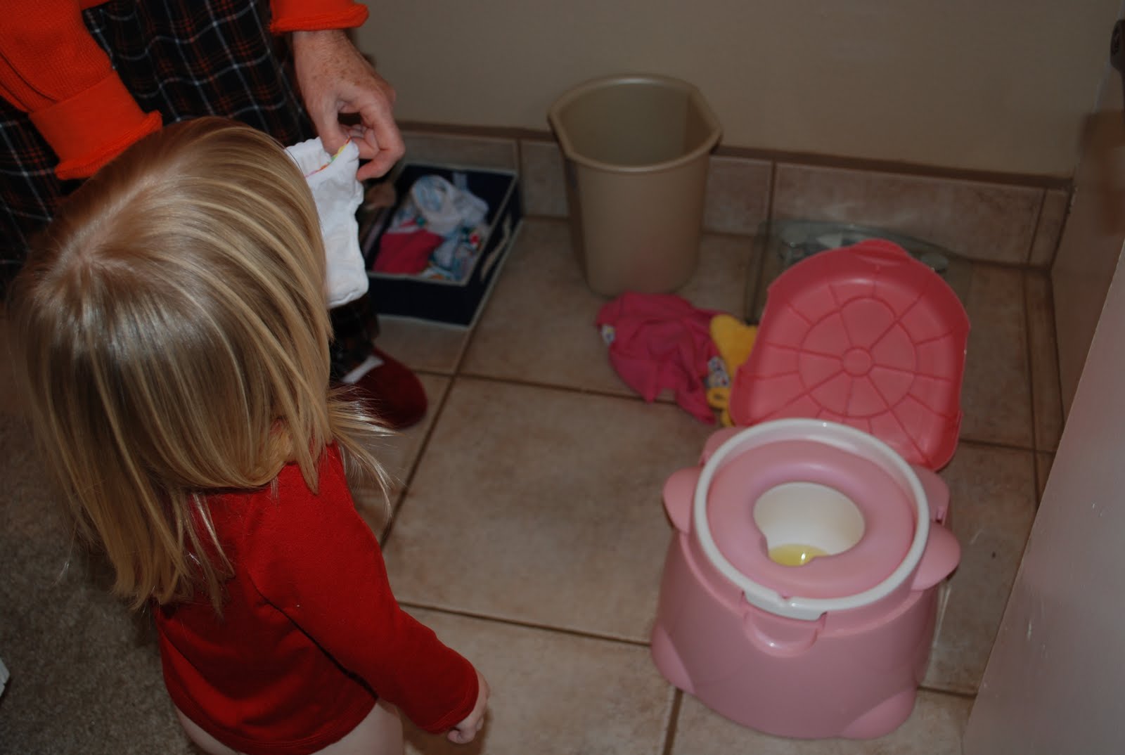 Meredith's Life Thoughts Potty Training Day 1