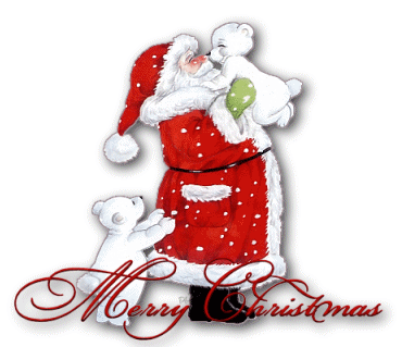 One Pic: Merry Christmas Greetings Animated Card