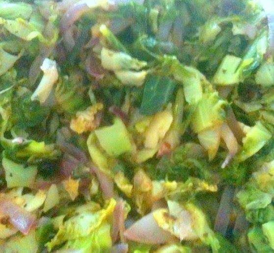 Brussels Sprouts in Plum Chutney