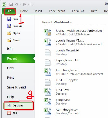 Excel 2010 : Cannot see Oracle Add-Ins on Microsoft Excel 2010