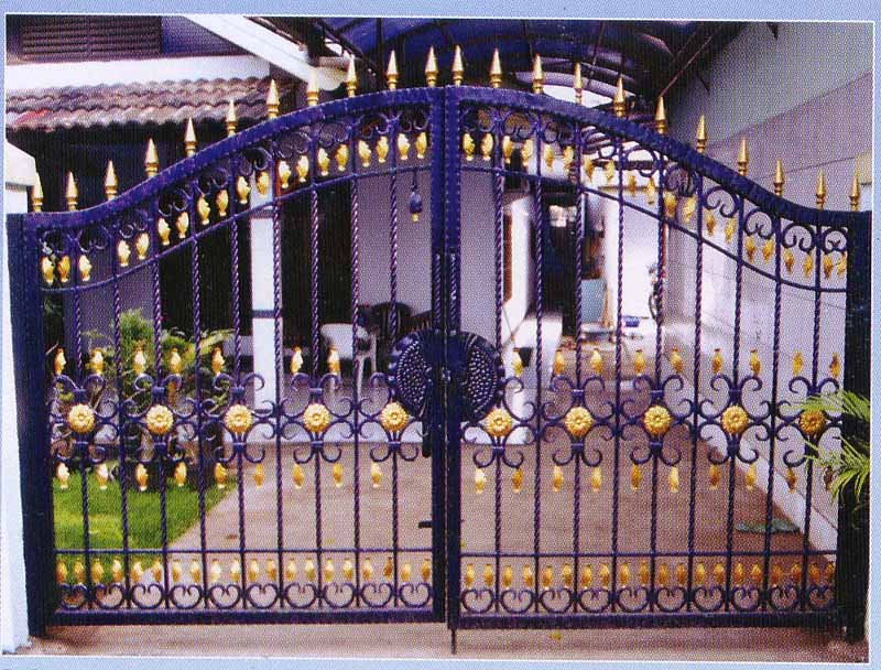 BENGKEL LAS MAS SUGENG: Macam-macam pintu pagar besi tempa