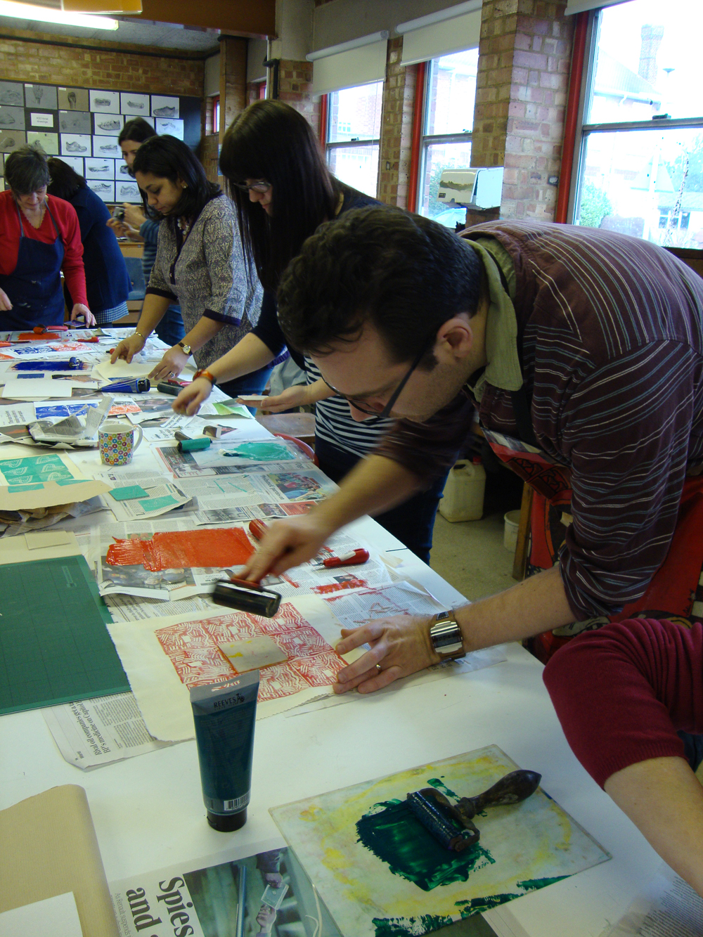 printing fun with access art. Zeena Shah