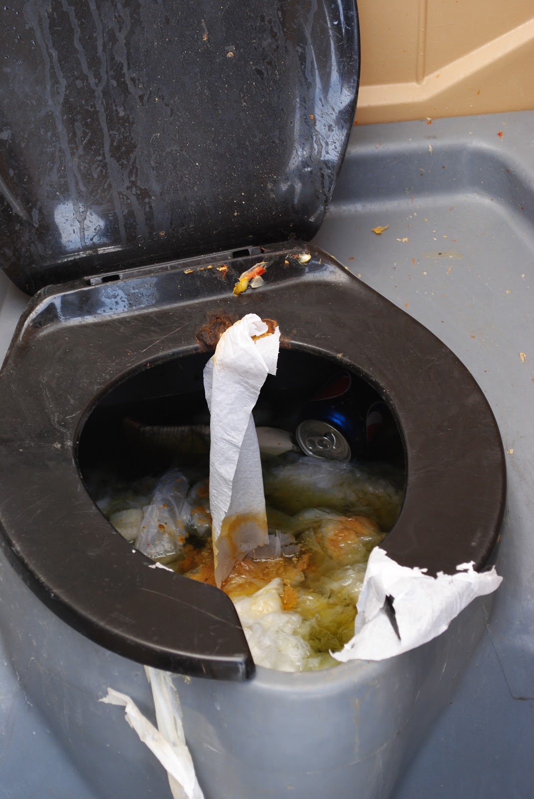 nasty portable toilets It's A Dirty Job...