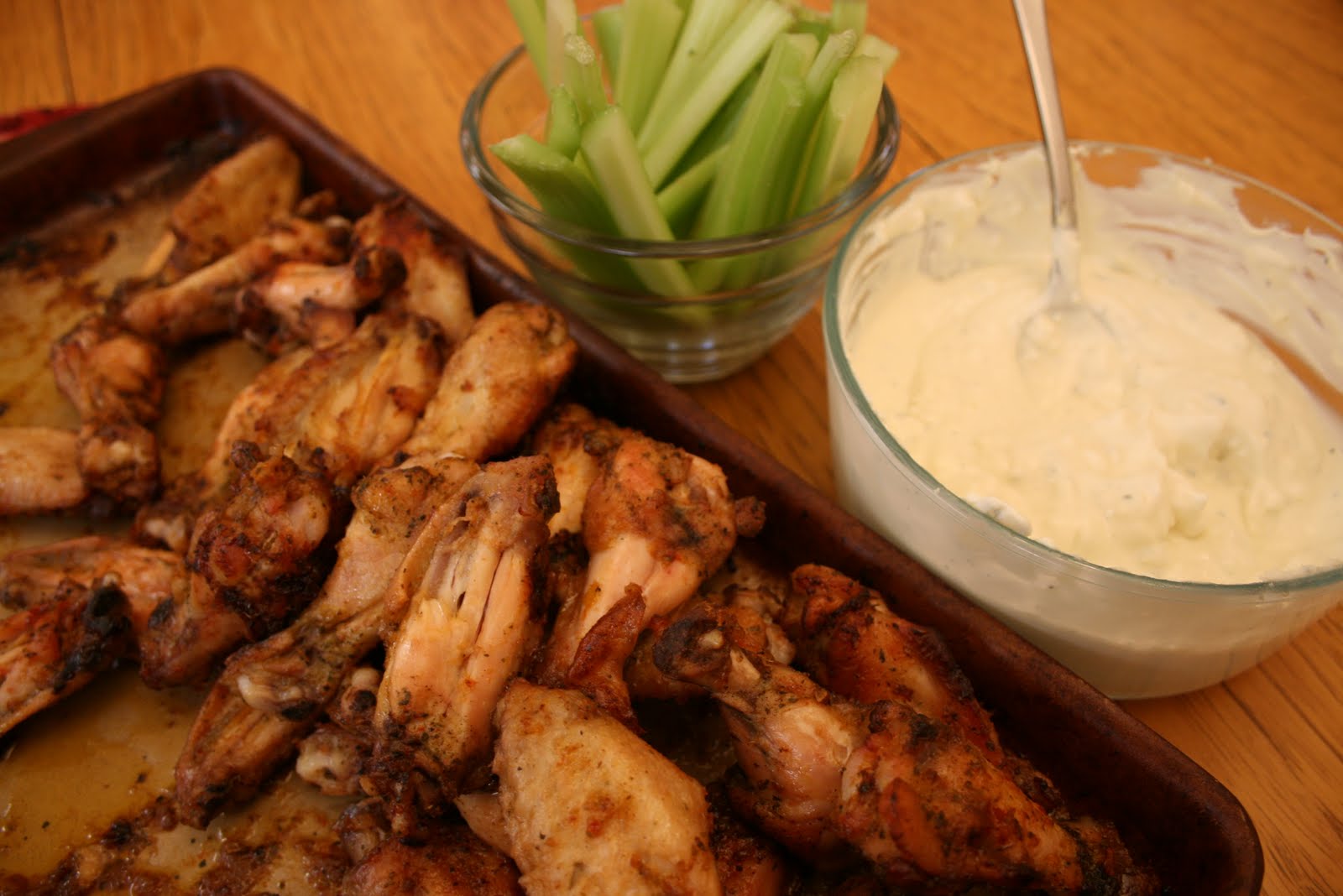 Supper Club wings for dinner