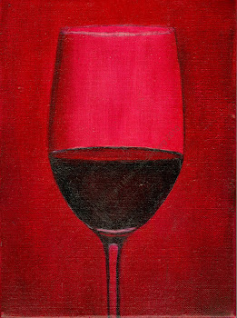 Wine glass 6" x 8:" Oil on Linen