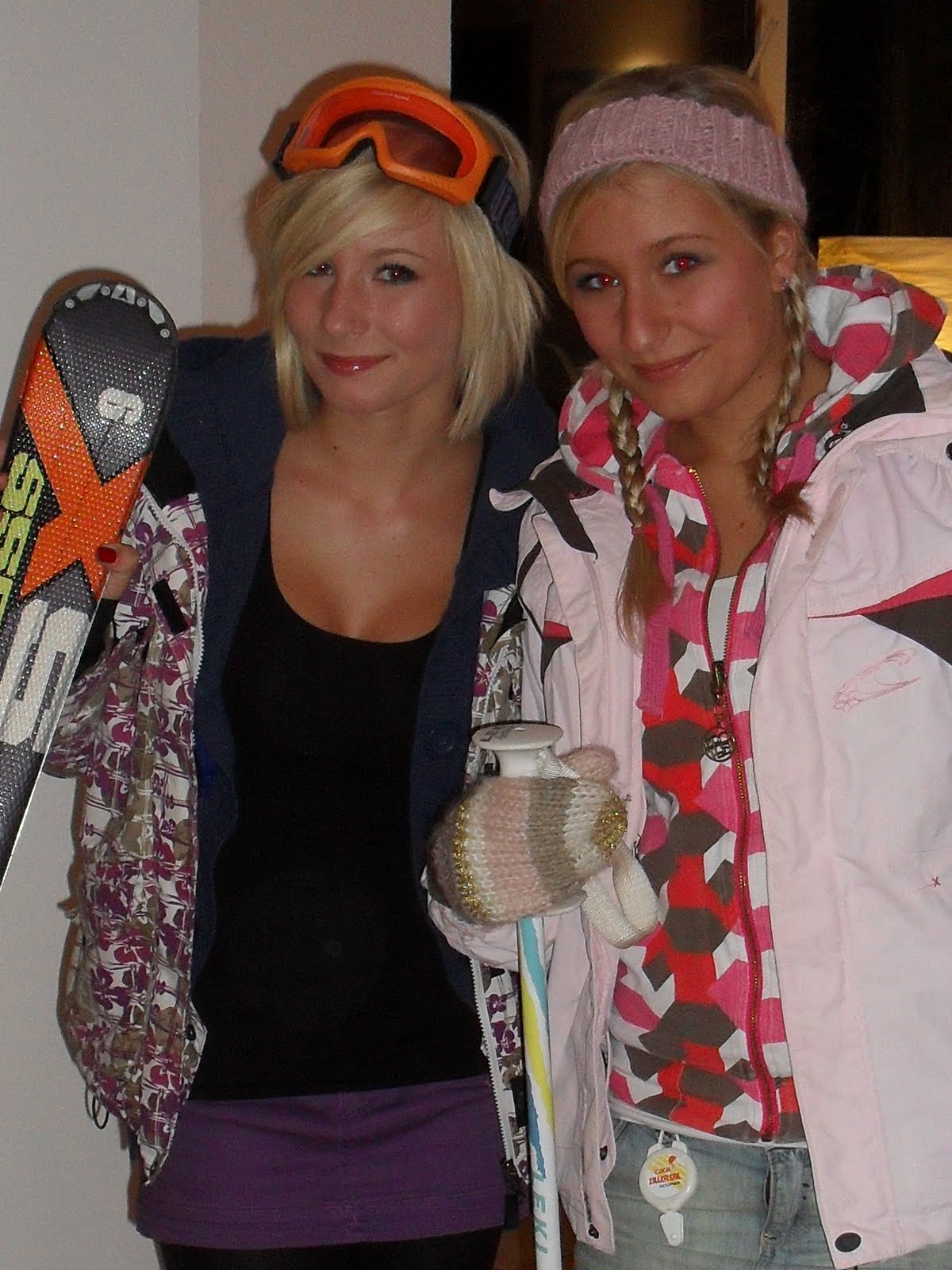 Get cape. Wear cape. Fly. apres ski party!