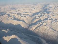 Flying over Alaska