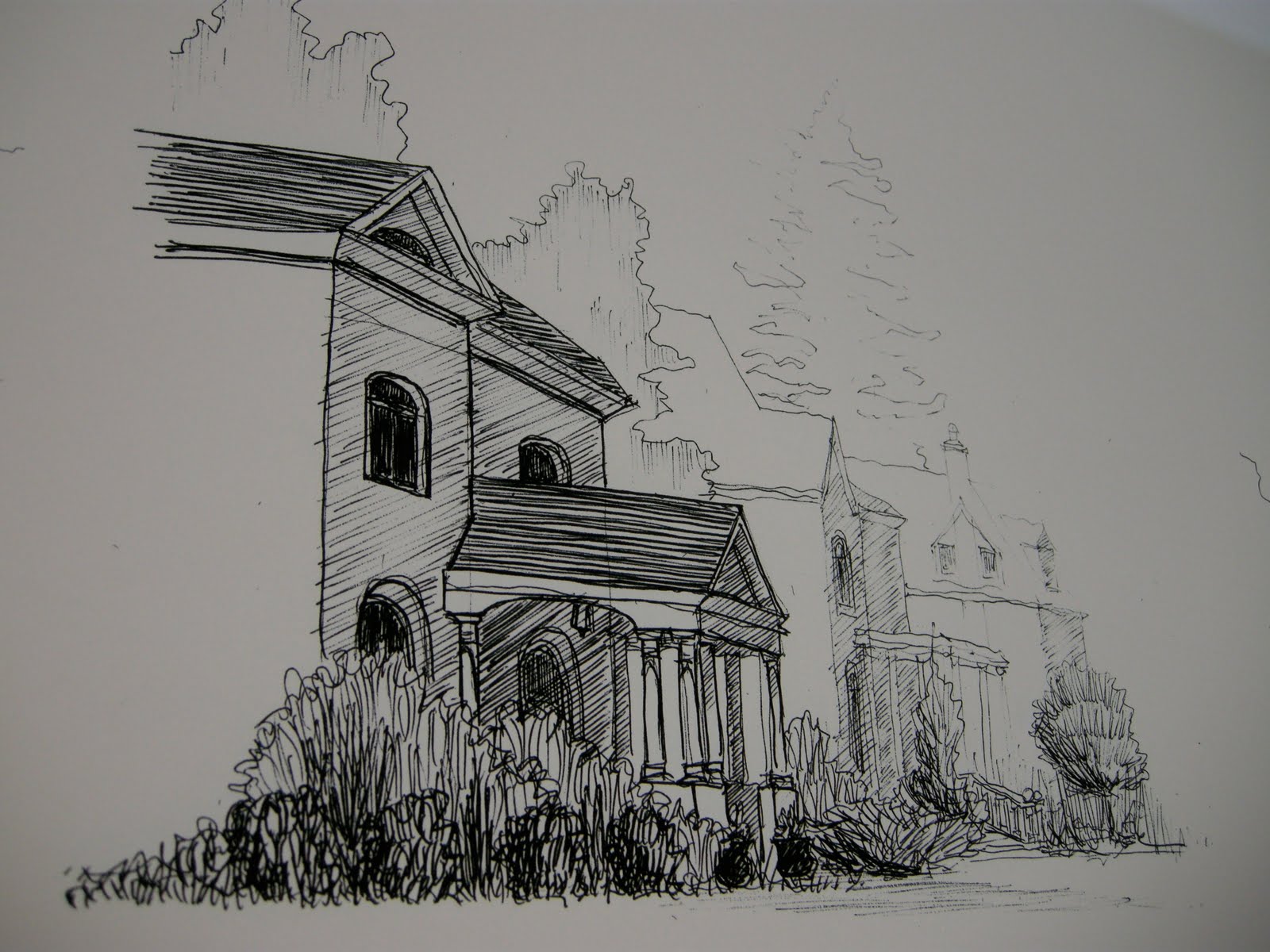 Line Drawing Library : Musagetes library drawing the line