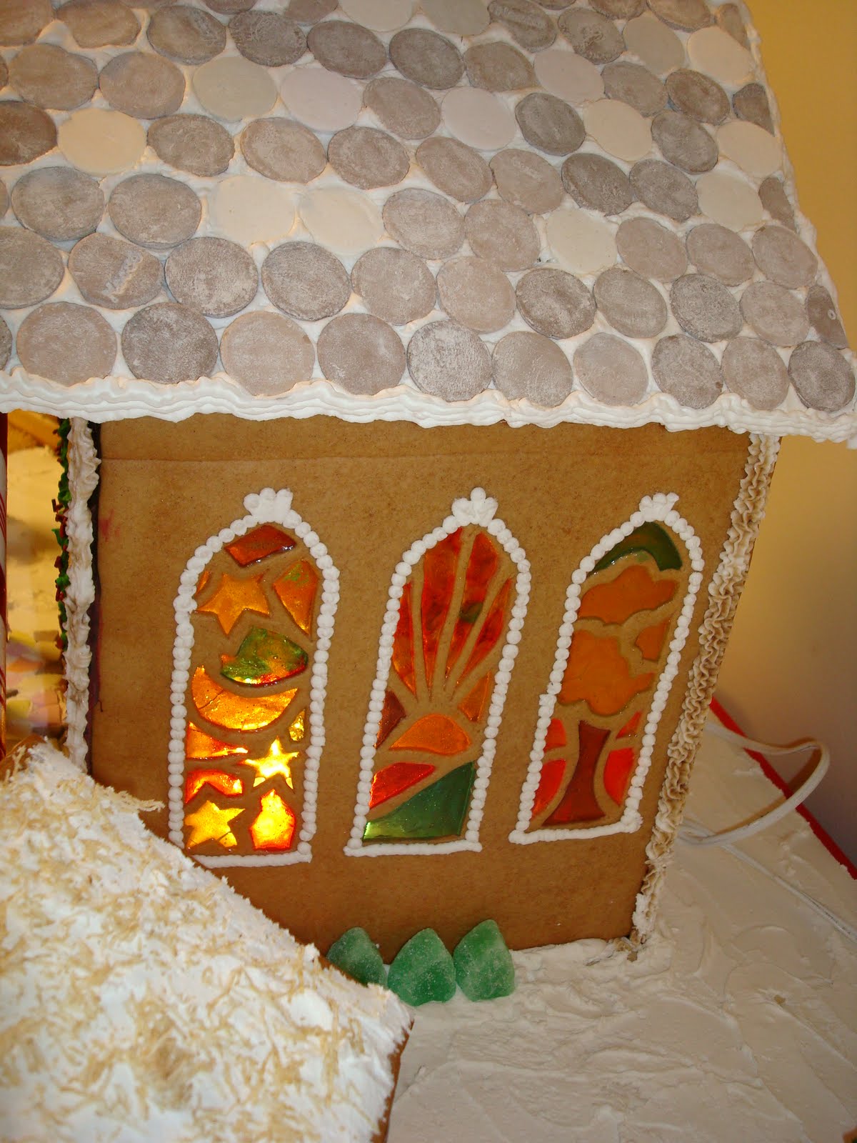 Glass Windows Gingerbread House Stained Glass Windows
