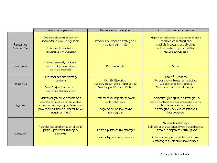 ESQUEMA 11. Revisión de la estrategia